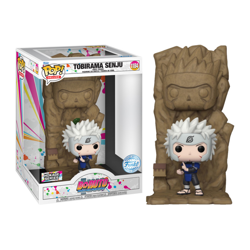 TOBIRAMA SENJU HOKAGE ROCK DIORAMA / BORUTO / FIGURINE FUNKO POP / EXCLUSIVE SPECIAL EDITION