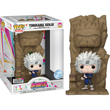 TOBIRAMA SENJU HOKAGE ROCK DIORAMA / BORUTO / FIGURINE FUNKO POP / EXCLUSIVE SPECIAL EDITION