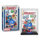 CAPTAIN AMERICA COMIC COVERS / MARVEL / FIGURINE FUNKO POP