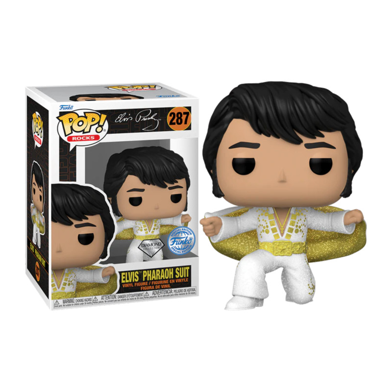 ELVIS PHARAOH SUIT / ELVIS PRESLEY / FIGURINE FUNKO POP / EXCLUSIVE SPECIAL EDITION / DIAMOND