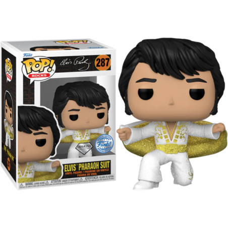 ELVIS PHARAOH SUIT / ELVIS PRESLEY / FIGURINE FUNKO POP / EXCLUSIVE SPECIAL EDITION / DIAMOND