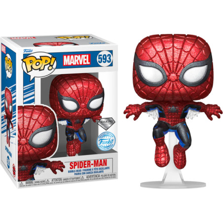 SPIDER-MAN FIRST APPEARANCE / MARVEL / FIGURINE FUNKO POP / EXCLUSIVE SPECIAL EDITION / DIAMOND