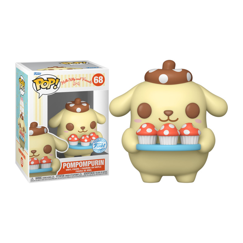 POMPOMPURIN WITH TRAY / HELLO KITTY / FIGURINE FUNKO POP