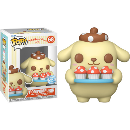 POMPOMPURIN WITH TRAY / HELLO KITTY / FIGURINE FUNKO POP / EXCLUSIVE SPECIAL EDITION
