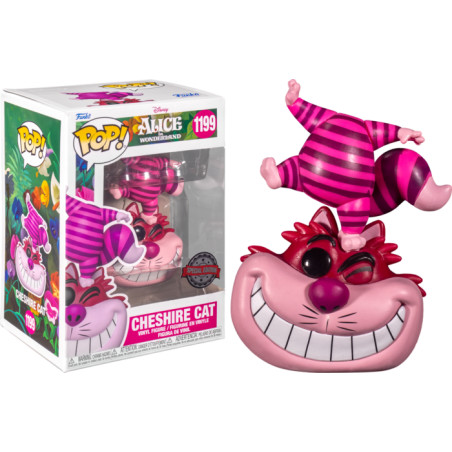 CHESHIRE CAT STANDING ON HEAD / ALICE AU PAYS DES MERVEILLES / FIGURINE FUNKO POP / EXCLUSIVE SPECIAL EDITION