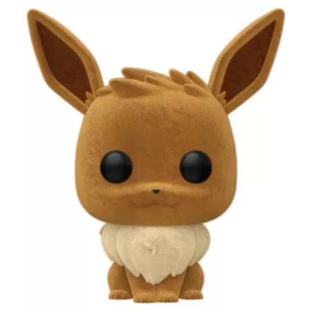 EEVEE / POKEMON / FIGURINE FUNKO POP / FLOCKED