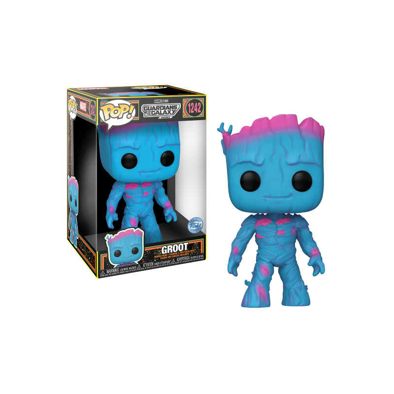 GROOT BLACKLIGHT SUPER OVERSIZED / BLACKLIGHT / FIGURINE FUNKO POP / EXCLUSIVE SPECIAL EDITION