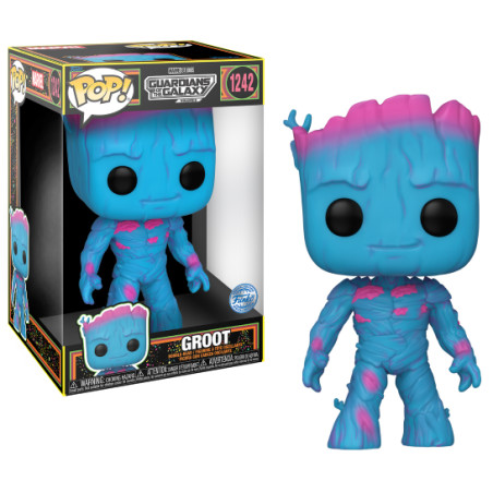 GROOT BLACKLIGHT SUPER OVERSIZED / BLACKLIGHT / FIGURINE FUNKO POP / EXCLUSIVE SPECIAL EDITION