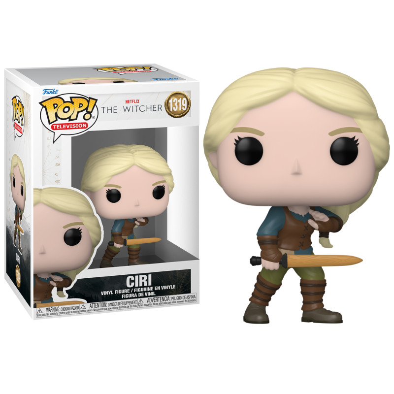 CIRI AVEC EPEE / THE WITCHER NETFLIX / FIGURINE FUNKO POP