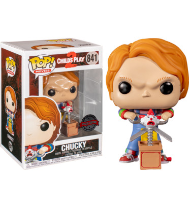 CHUCKY WITH BUDDY / CHILDS PLAY 2 / FIGURINE FUNKO POP / EXCLUSIVE SPECIAL EDITION