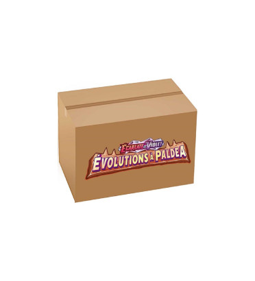 CASE DE 6 DISPLAY DE 36 BOOSTERS EVOLUTIONS A PALDEA EV02 / CARTE POKEMON VF