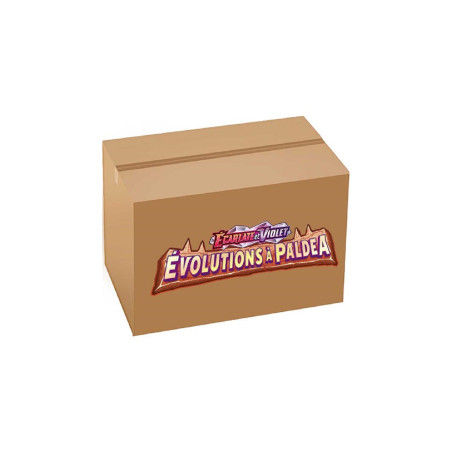 CASE DE 6 DISPLAY DE 36 BOOSTERS EVOLUTIONS A PALDEA EV02 / CARTE POKEMON VF