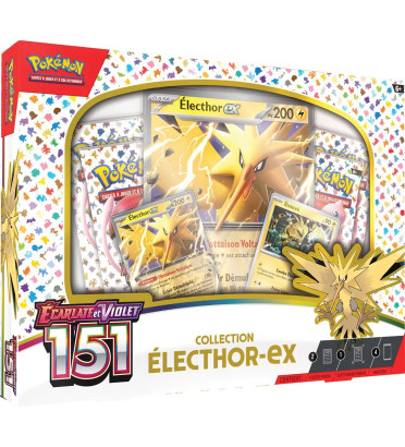 COFFRET COLLECTION ELECTHOR EX ECARLATE ET VIOLET 151 / CARTE POKEMON VF