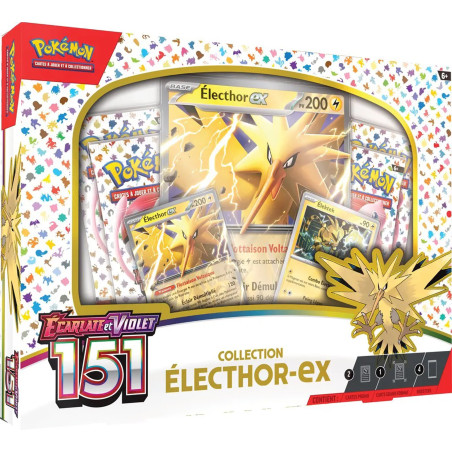 COFFRET COLLECTION ELECTHOR EX ECARLATE ET VIOLET 151 / CARTE POKEMON VF