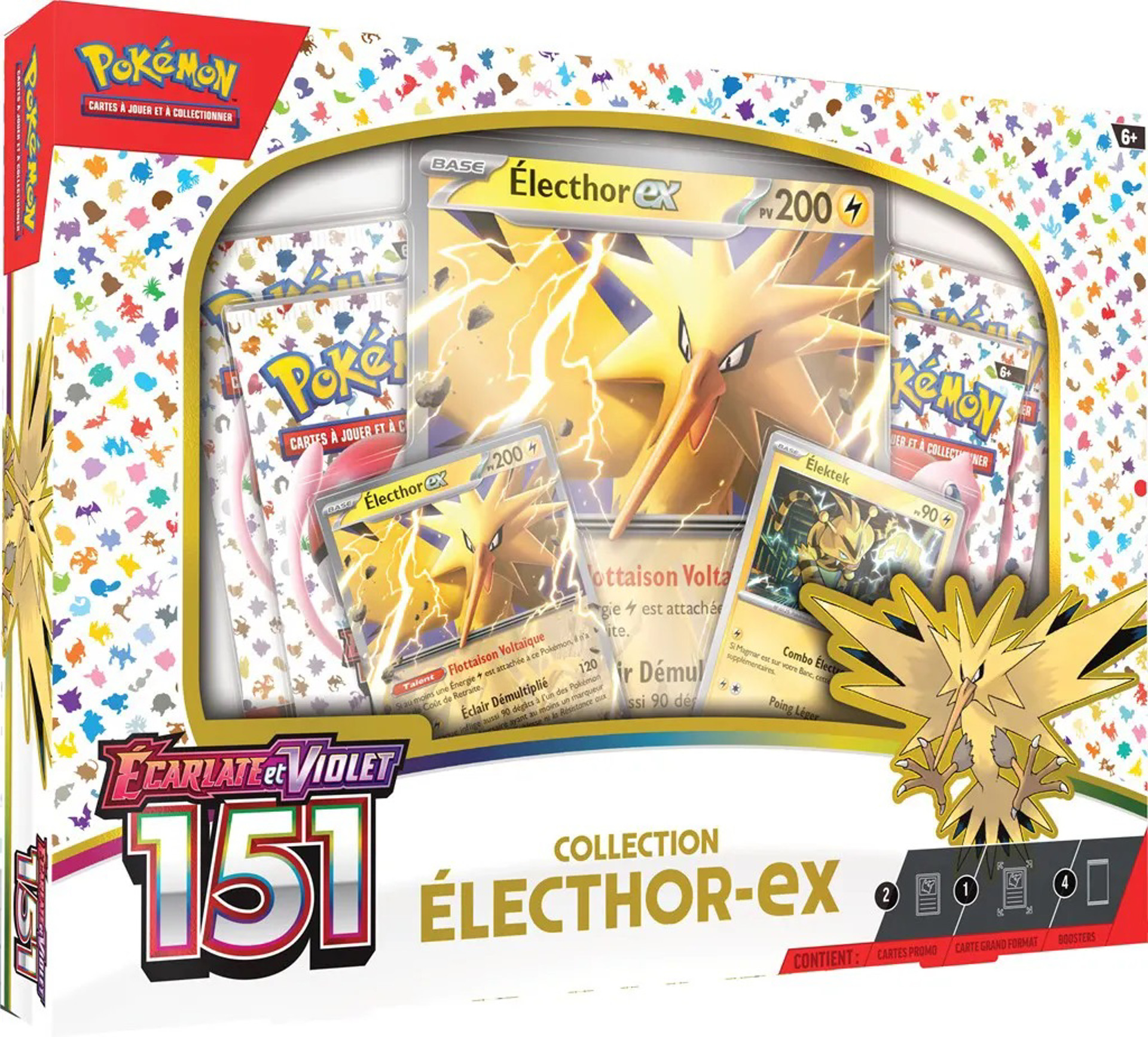 Coffret Collection Electhor Ex Ecarlate Et Violet 151 / Pokemon JCC