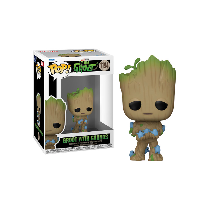 GROOT WITH GRUNDS / I AM GROOT / FIGURINE FUNKO POP