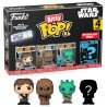 4-PACK HAN SOLO / STAR WARS / FUNKO BITTY POP