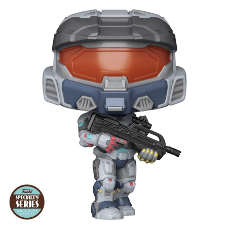 SPARTAN MARK VII WITH BR75 BATTLE RIFFLE / HALO / FIGURINE FUNKO POP / EXCLUSIVE SPECIALTY SERIES