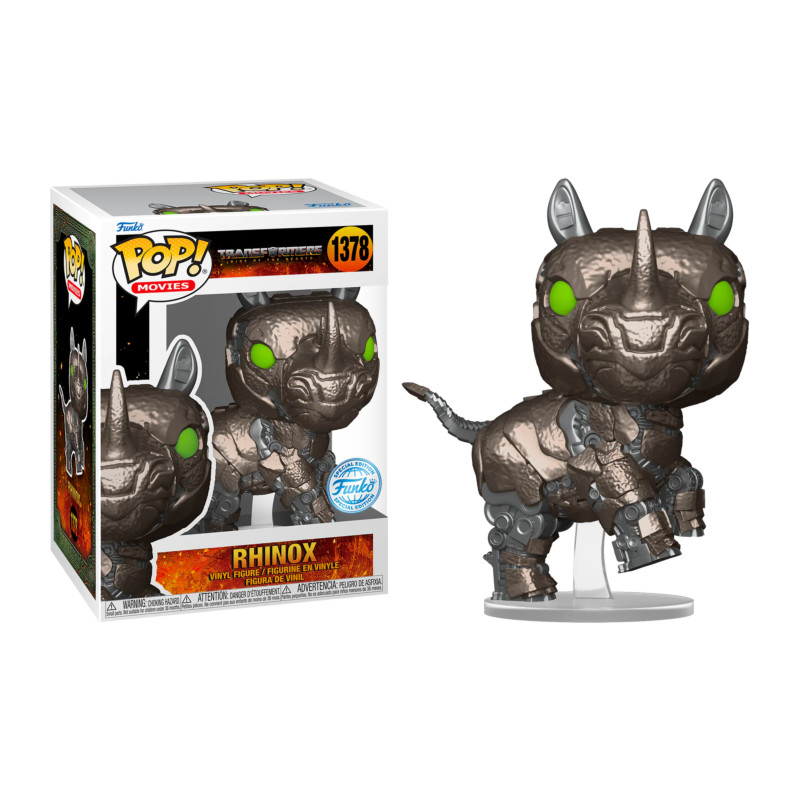 RHINOX / TRANSFORMERS RISE OF THE BEASTS / FIGURINE FUNKO POP / EXCLUSIVE SPECIAL EDITION