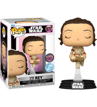 REY POWER OF THE GALAXY / STAR WARS / FIGURINE FUNKO POP / EXCLUSIVE SPECIAL EDITION