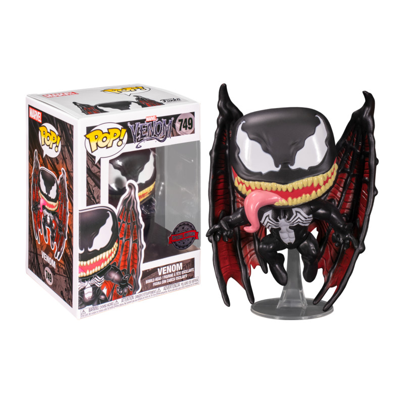 Figurine Venom With Wings / Venom / Funko Pop Marvel 749 / Exclusive  Special Edition