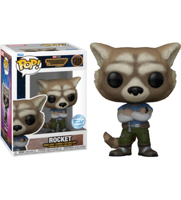 ROCKET CASUAL / LES GARDIENS DE LA GALAXIE 3 / FIGURINE FUNKO POP / EXCLUSIVE SPECIAL EDITION ROCKET CASUAL / LES GARDIENS DE LA GALAXIE 3 / FIGURINE FUNKO POP / EXCLUSIVE SPECIAL EDITION