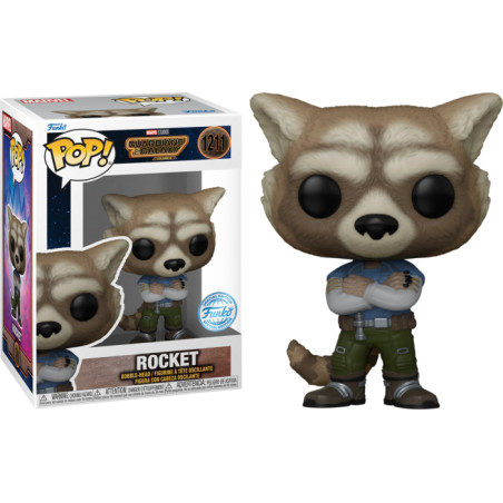 ROCKET CASUAL / LES GARDIENS DE LA GALAXIE 3 / FIGURINE FUNKO POP / EXCLUSIVE SPECIAL EDITION