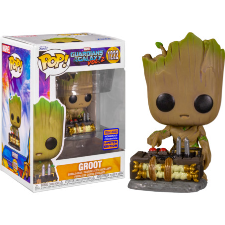 GROOT WITH DETONATOR / LES GARDIENS DE LA GALAXIE 2 / FIGURINE FUNKO POP / EXCLUSIVE WONDROUS CONVENTION 2023