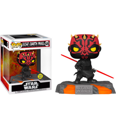 RED SABER SERIES VOLUME 1 DARTH MAUL / STAR WARS / FIGURINE FUNKO POP / EXCLUSIVE SPECIAL EDITION / GITD