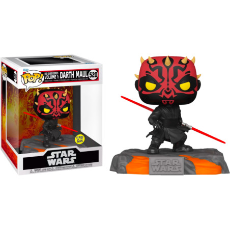 RED SABER SERIES VOLUME 1 DARTH MAUL / STAR WARS / FIGURINE FUNKO POP / EXCLUSIVE SPECIAL EDITION / GITD