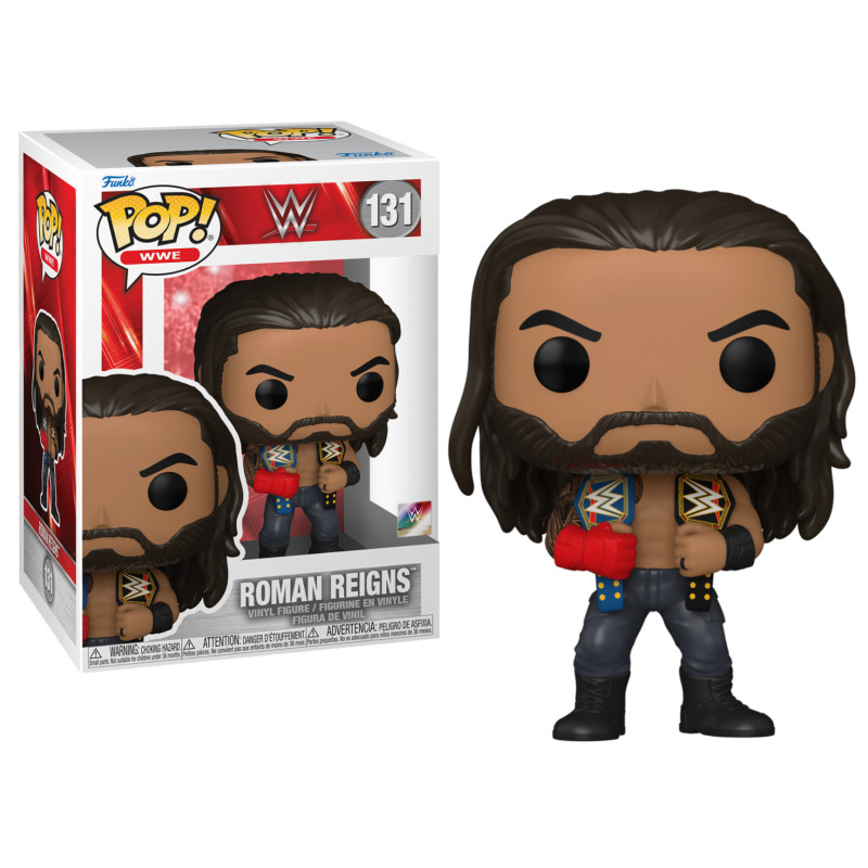 ROMAN REIGNS AVEC CEINTURE / WWE / FIGURINE FUNKO POP