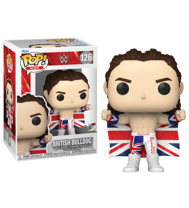 BRITISH BULLDOG / WWE / FIGURINE FUNKO POP