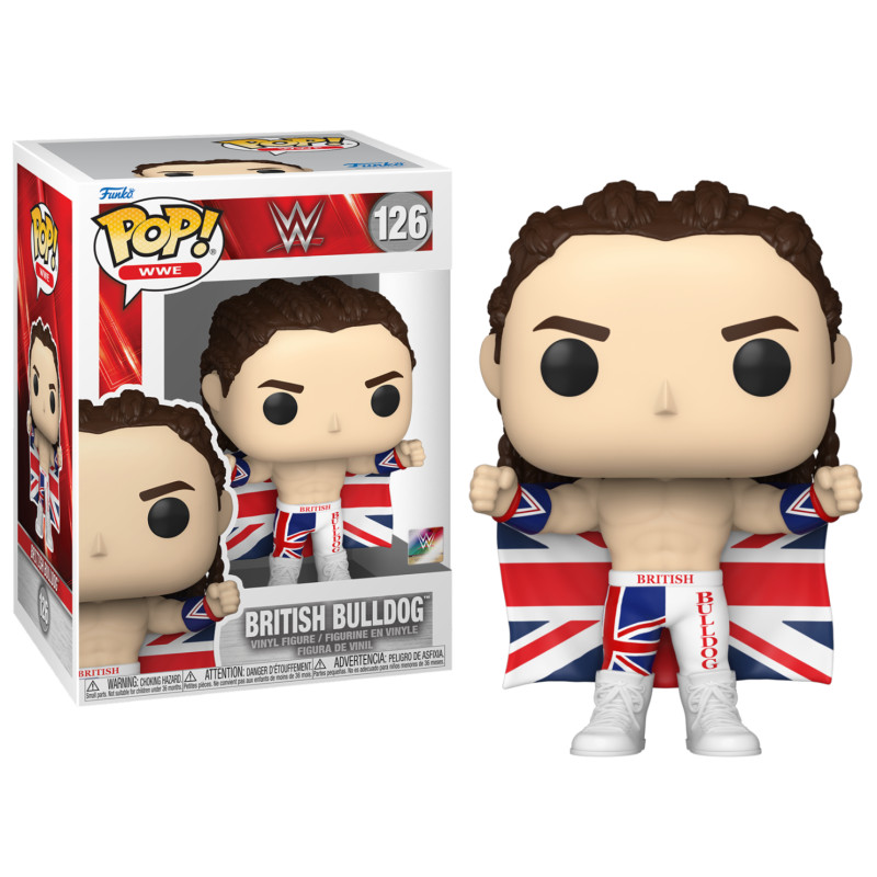 BRITISH BULLDOG / WWE / FIGURINE FUNKO POP