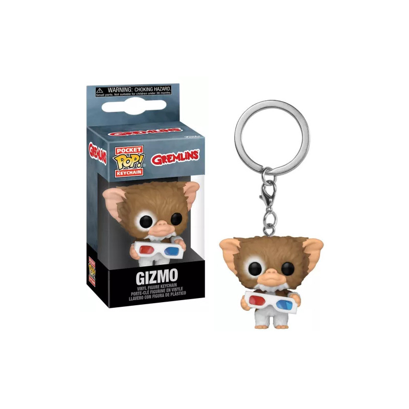 Porte Clé Gizmo With 3d Glasses / Gremlins / Funko Pocket Pop