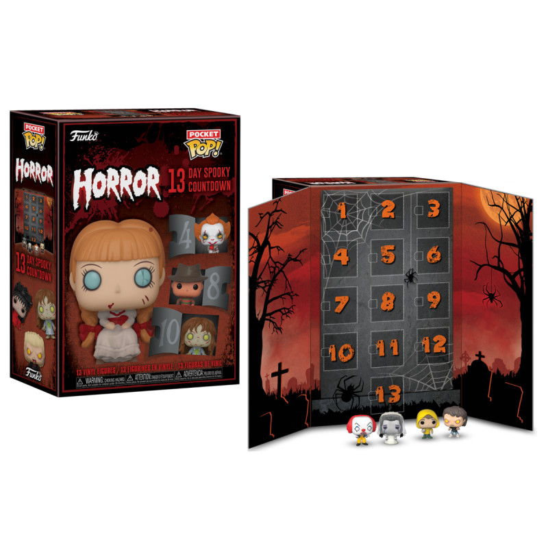 CALENDRIER DE LAVENT HALLOWEEN / HORROR / FIGURINE FUNKO POP