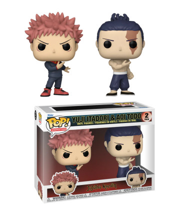 2 PACK YUJI ITADORI AND AOI TODO / JUJUTSU KAIDEN / FIGURINE FUNKO POP