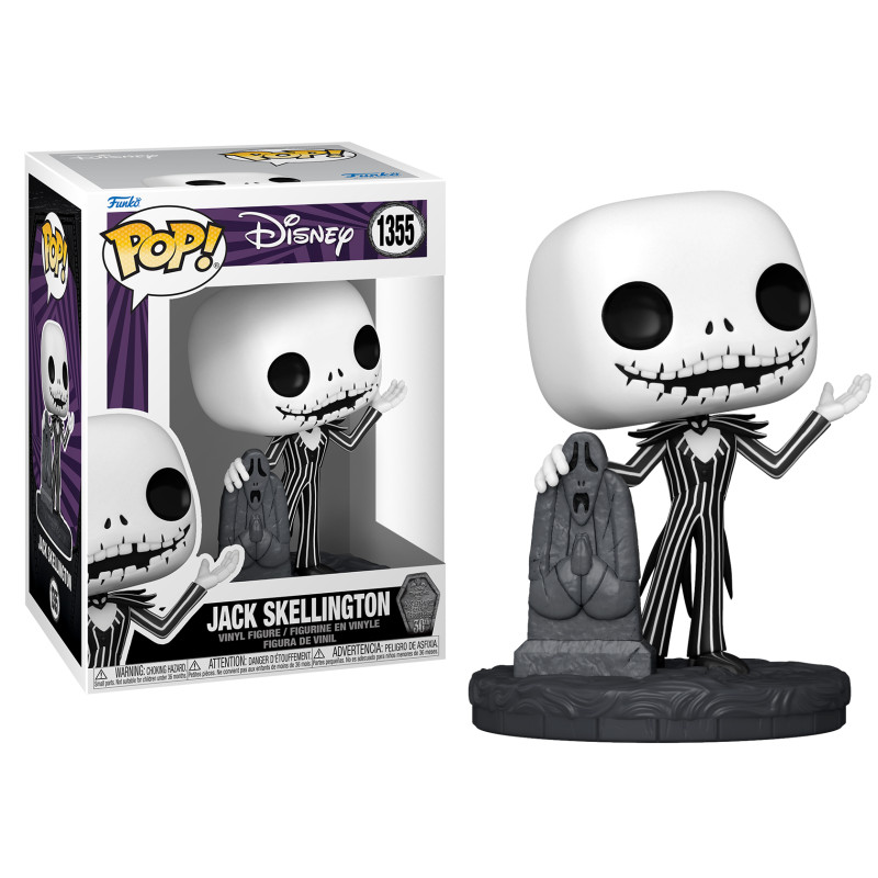 JACK SKELLINGTON AVEC PIERRE TOMBALE / LETRANGE NOEL DE MR JACK / FIGURINE FUNKO POP