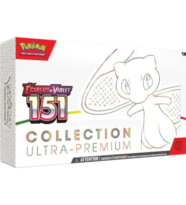 COFFRET ULTRA PREMIUM MEW ECARLATE ET VIOLET 151 / CARTE POKEMON VF