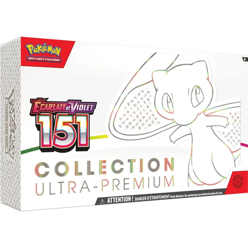 COFFRET ULTRA PREMIUM MEW ECARLATE ET VIOLET 151 / CARTE POKEMON VF