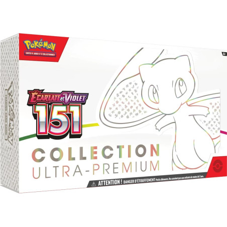 PRECO COFFRET ULTRA PREMIUM MEW ECARLATE ET VIOLET 151 / CARTE POKEMON VF