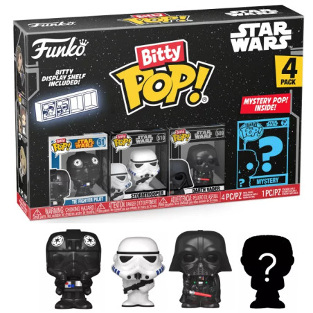 4-PACK DARK VADOR / STAR WARS / FUNKO BITTY POP