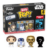 4-PACK LEIA / STAR WARS / FUNKO BITTY POP