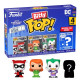 4-PACK HARLEY QUINN / BATMAN / FUNKO BITTY POP