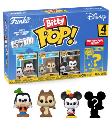 4-PACK DINGO / MICKEY MOUSE / FUNKO BITTY POP