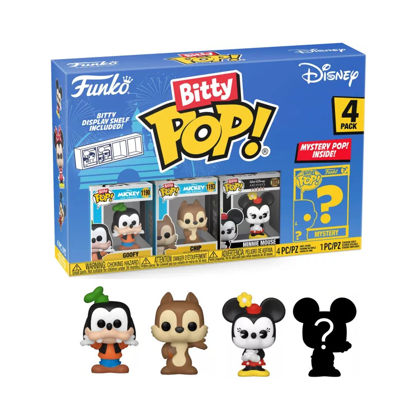 4-PACK DINGO / MICKEY MOUSE / FUNKO BITTY POP