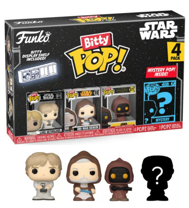 4-PACK LUKE SKYWALKER / STAR WARS / FUNKO BITTY POP