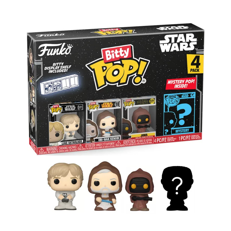 4-PACK LUKE SKYWALKER / STAR WARS / FUNKO BITTY POP