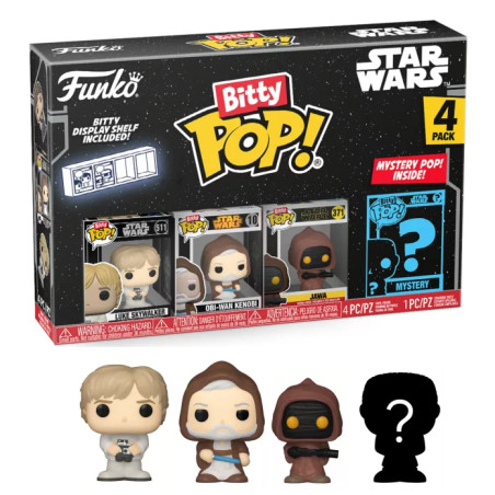 4-PACK LUKE SKYWALKER / STAR WARS / FUNKO BITTY POP