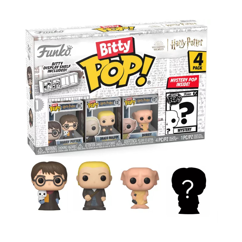 4 Pack Harry Potter Avec Hedwig / Harry Potter / Funko Bitty Pop