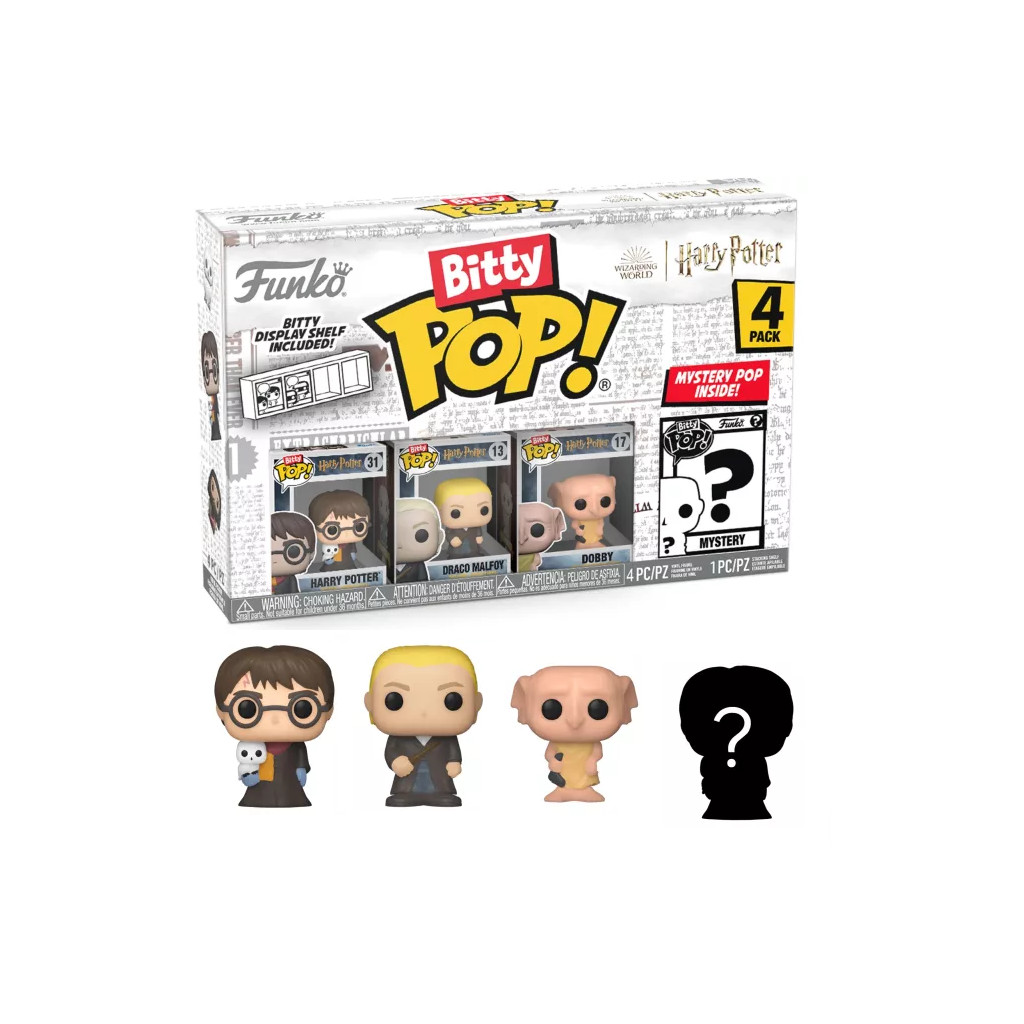 4 Pack Harry Potter Avec Hedwig / Harry Potter / Funko Bitty Pop